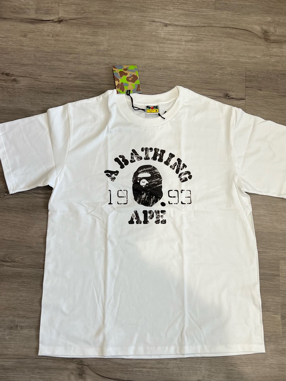 White Logo Graphic Tee
